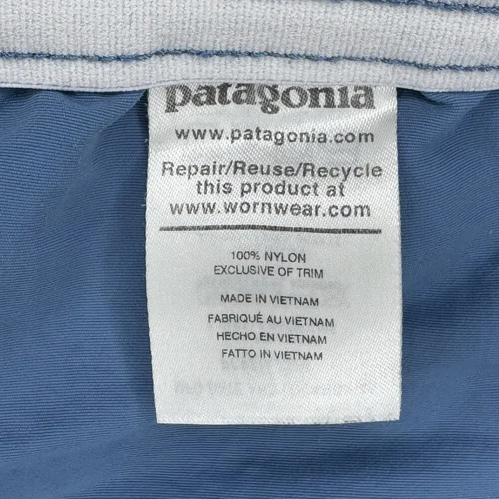 Patagonia Baggies Lights Shorts Mens XXL Blue Nylon Unlined Athletic Running